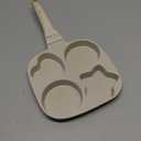 4-Cup Nonstick Omelette Skillet Egg Frying Pan, Healthy Breakfast Pancake Pan for Pancake, Hamburger, Bacon, Easy to Clean, Detachable Bakelite HandleSuitable for Gas Stove & Induction Cookware (1)