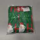 ANGELGGH Onesie Christmas Family Matching Pajamas Adult Couples Men PJs Hooded Women Novelty One-piece Sleepwear (Green)