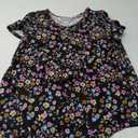 Angerella Women Tunic Tops Dressy Casual Summer Short Sleeve V Neck Shirts Floral Loose Fit Pleated Boho Top S-3XL (Medium)