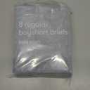 Frida Mom 8pc Postpartum Underwear, Disposable Boyshort Panties, Seamless, Stretch Support, New Mom Essentials, Size M/L (28in-42in) (Grey)