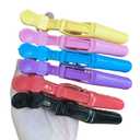 hair clips 6/8Pcs Colorful Alligator Hair Clips Clamps Hairdressing Professional Salon Hair Grip Crocodile Hairpins Hair Barber Accessories claw clips (Color : 6pcs mixed B)