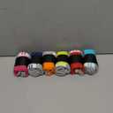 CS CELERSPORT 6 Pack Women's Ankle Running Socks Cushioned Low Cut Tab Athletic Socks (Grey Multicolored)