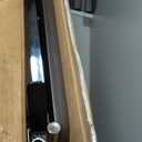 Vaunn Medical Pneumatic Adjustable Tilt Overbed Bedside Table with Wheels for Hospital and Home Use