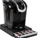 Mind Reader Single Serve Coffee Pod Drawer, 30 Pod Capacity, Countertop Organizer, 10.5"L x 12.75"W x 2.5"H, Black