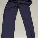 Women's Active Athletic Legins Sports Golf Tennis Running Pockets  Navy Blue M