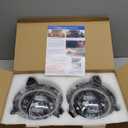 Tykick 9 Inch LED Headlights Round for Jeep Wrangler JL 2018 2019 2020 2021 2022 2023 2024 2025 Headlights Assembly With White Round Halo Daytime Running Lights,With Angle Adjustment Screw, 2 Packs