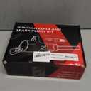 ECCPP 1 ignition coils with 6 iridium Spark Plugs,UF343,coils packs,for mazda Miata 1.8L 1999-2000CLS1412,UF343 E752