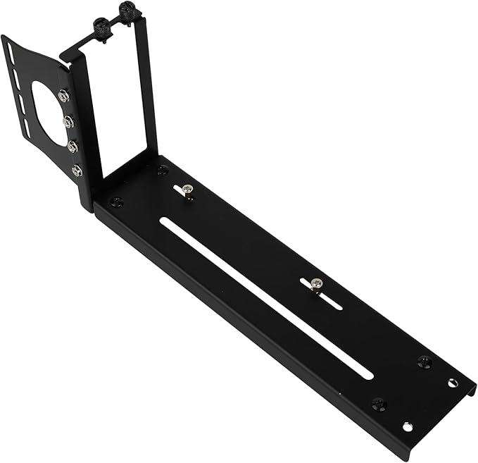 Graphics Card Bracket with Versatile Vertical GPU Mount Bracket and Gpu Holder for Enhanced PC Performance Black