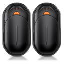 AI Hand Warmers Rechargeable 2 Pack, 6000mAh Electric Hand Warmers, AI Smart Chips 20Hrs Long Safe Heat, Portable Pocket Heater, Gifts for Christmas, Outdoor, Golf, Hunting, Camping Accessories