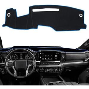Dash Cover for 2022-2024 2025 Chevy Chevrolet Silverado/GMC Sierra 1500 Accessories Dashboard Cover Mat for 2024 2025 Silverado & Sierra 2500HD 3500HD Center Console Sunshield Carpet Protector Pad