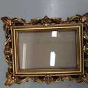 AELS 4x6 Inch Vintage Picture Frame, Elegant Antique Photo Frames with Glass Front, Photo Display, Tabletop Wall Hanging, Gift Ideas