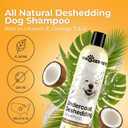 Wagzer Highly Concentrated 16oz Dog Shampoo | Makes up to 3.2 Gallons | Coconut-Based with Vitamin E, Omega 3 & 6 | Nourishes Coat, Reduces Excess Shedding | Made in USA for All Dog Breeds