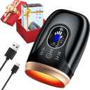 Ealken Hand Massager with Heat and Compression, Hand Massage for Arthritis and Carpal Tunnel Relief, 6 Levels Pressure Therapy with Wrist Massage Finger Stretching Palm Kneading, Gifts for Women Men