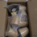 8 Pieces Furniture Couch Legs 2 Inch Round Solid Wood Sofa Legs Natural Wooden Couch Legs Replacement Legs for Armchair, Cabinet, Chair, Footstool, Mid Century Modern Dresser, Natural Wood