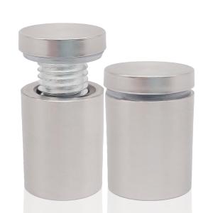 Lantee 12 Pack Stainless Steel Sign Standoffs, 5/8" x 1" (16 x 25mm) Wall Mount Hardware for Acrylic & Glass Signs, Floating Display Mounts with Rubber Spacers for Office, Business & Home