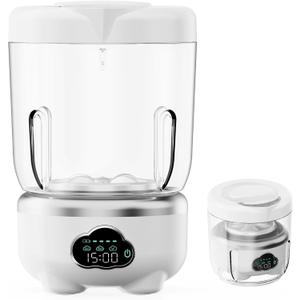 Mini Underwear Washing Machine, Portable Washing Machine, Upgrade 1.6L Foldable Mini Washer with 3 Modes, Rechargeable Laundry Machine for Socks, Bikinis,Baby Clothes, Travel, RV, Apartment