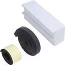 Foam Insulation Side Panels for Midea U-Shaped Window AC - Seal & Protect Kit with Weatherproof Tape, Blocks Drafts/Noise (Fits All U Shaped Window AC)