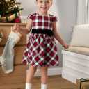 Simple Joys by Carter's baby-girls 2-piece Special Occasion Dress and Cardigan Set (Black/Red Plaid)