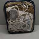 Serta Travis Fleece Ultra Soft Tri-Rib Textured Electric Blanket, Cozy and Snuggly Cover Fast Heating for Cold Weather, Auto Shut Off, Multi Heat Setting Controller, Queen, Stone Brown