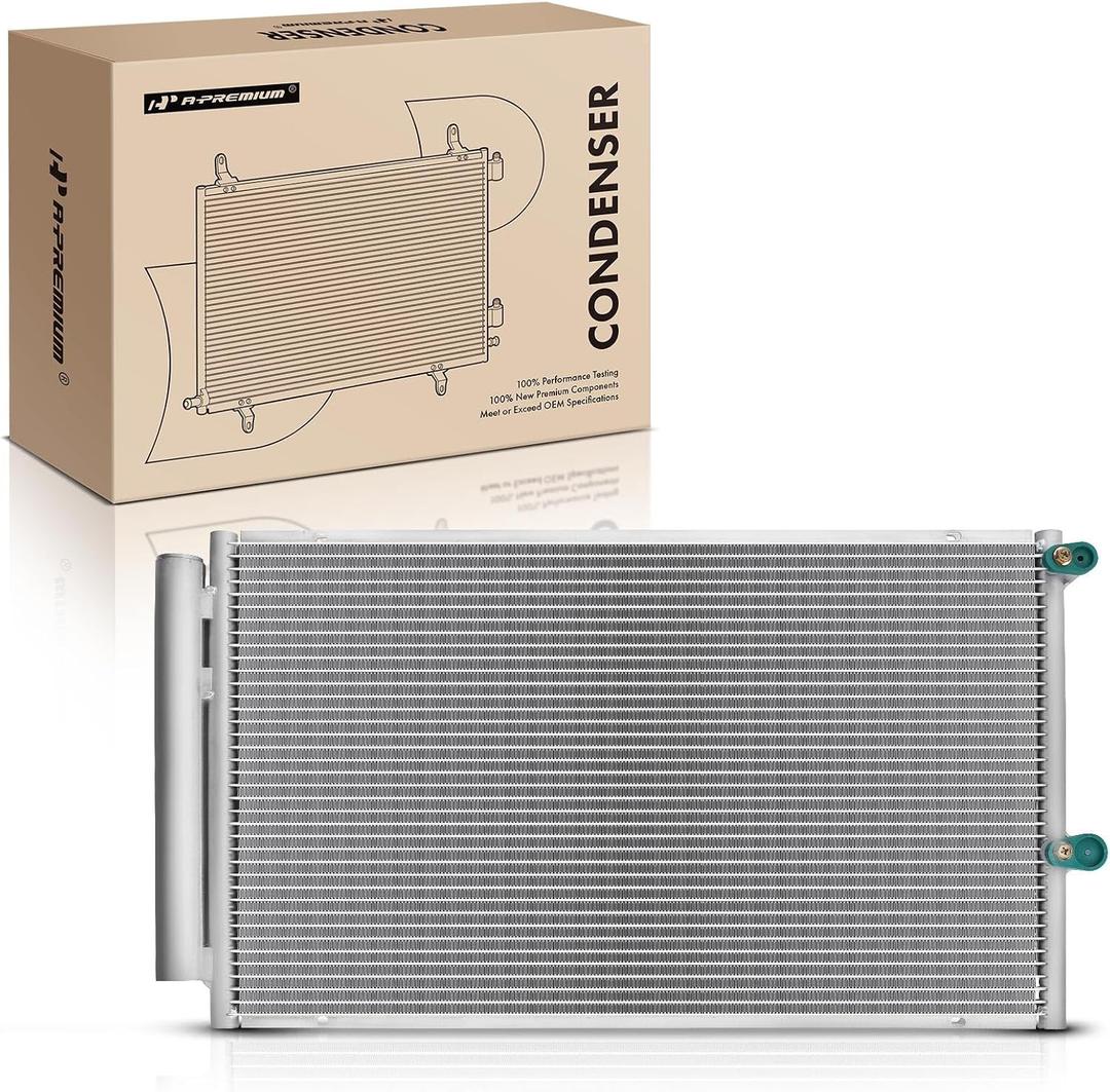 A-Premium Air Conditioning A/C Condenser Compatible with Toyota Prius 2004-2009 L4 1.5L, Replace# 8845047020