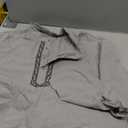 Runcati Mens Kaftan Thobe Button Down Casual Henley Shirts Long Sleeve Robe Cotton Linen Muslim Gown Shirt, XL