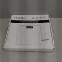 Digital Scale for Body Weight, Highly Accurate Bathroom Scale with Invisible LED Display & Step-On Technology, Shatter-Resistant Tempered Glass & Anti-Skid Base for Home Gym, 400 lbs