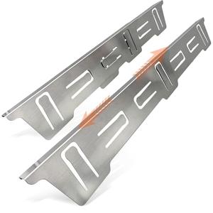 Stainless Steel Stove & Counter Top Gap Covers Adjustable Length 13.8"-27.6”Oven Side Filler Kit Between, Heat Resistant Slide-in Range Trim Guard for Seamless Kitchen Accessories (Silver)