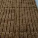 Bedsure Self Warming Dog Bed for Large Dogs, Self Heating Dog Crate Pad, Thermal Extra Warm Puppy Mat Indoor, Non-Slip & Washable, Not Electric, 35" x 23", Brown