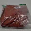 sancua Fall Tablecloth for 6 Foot Tables, 60 x 102 Inch Burnt Orange - Stain and Wrinkle Resistant Rectangle Table Cloth, Fabric Thanksgiving Table Cover for Dining Buffet Parties, Rust Pumpkin Orange