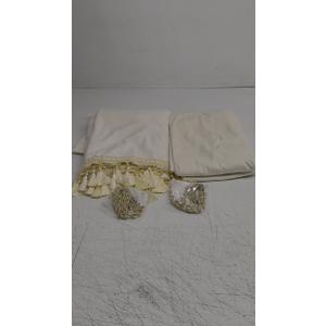 Ivory Curtains 2 Pack 54x88