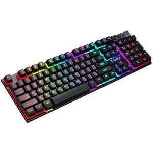Game Mechanical Feel Keyboard Wired USB Luminous Character TF20 Keyboard