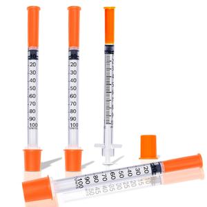 1ml/cc 31G 1/2" Jeringa, U-100 Lab Tools, Individual Wrapped 25 Pack