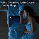 FENBAS Grounding Mat for Bed, Enjoy The Grounding Effect Indoors, for Better Sleep, Pain and Stress Relief, PU Grounding Mat Set Comes with Grounding Cord and Test Pen 27''78'' (King)