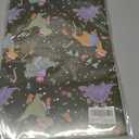 2 x RiukRaiu Dinosaur Christmas Wrapping Paper for Kids Adults - Green Xmas Gift Wrap Santa Hat T-Rex Trees Candy Canes Colorful Flags Stars Snowflakes for Holiday Party - 4 Jumbo Sheets, 40 x 28 Inches Each