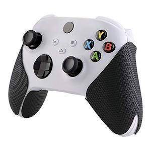 eXtremeRate PlayVital Anti-Skid Sweat-Absorbent Controller Grip for Xbox Core Wireless Controller, Professional Textured Soft Rubber Pads Handle Grips for Xbox Series X/S Controller - Black