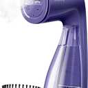 HiLIFE Steamer for Clothes, 1100W Clothes Steamer with Large 300ml Tank, Handheld Clothing Steamer, Fabric Wrinkle Remover, Portable & Compact Travel Size Garment Steamer ONLY FOR 120V (Purple)