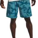 Under Armour Men's UA Tech Printed Loose Fit 10" Shorts Small Blue