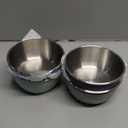 Elk and Friends Stainless Steel Bowls with Silicone Sleeve for Babies & Toddlers | Lids Included | Stay Put Suction | Cereal & Snack Bowls | 4 Pack (Sage/MistyBlue/Navy/Gray)