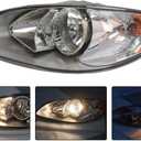 Pair Headlight Assembly Compatible with ProStar 2008-2016 | Headlamps Left+Right Pair Replace 3596015C93 3596016C93 Driver Passenger Side