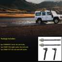 4pc Outer and Inner Tie Rod End Kit EV800937 ES801156 ES801157, Steering Tie Rod End, Outer Inner Tie Rod Ends for Honda CR-V 2012 2013 2014 2015 2016