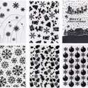 Christmas Plastic Embossing Folders Christmas Snowflake Leaves Deer Stencil for Scrapbooking Card Making,Template DIY Craft Paper Card Background Embossing Folder for Photo Album Decoration, 5 pcs