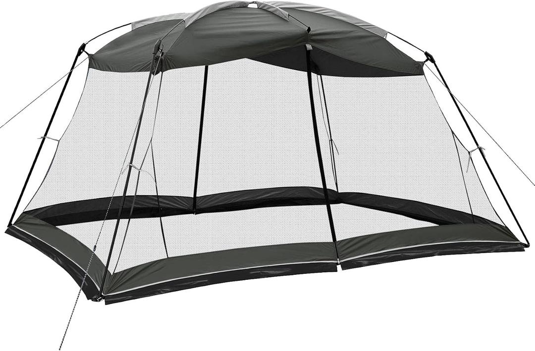 Screen House 13x9 Ft Canopy Tent Sun Shade Shelter Perfect for Outdoor Activities, Shale Gray