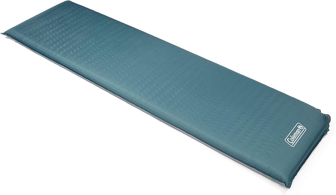 Coleman Silver Springs Self-Inflating Sleeping Pad, Comfortable Camp Pad with Insulating Foam & Durable PVC Coating, Lightweight Sleeping Mat Inflates in Minutes