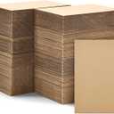 Juvale 200 Pack 5x7 Corrugated Cardboard Sheets - 5 x 7 in Brown, 2mm Thick - Mailer Inserts & Package Dividers - Cardboard Squares & Shapes for Crafts