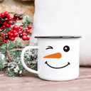 3 x Snowman Face Christmas Stencils for Painting on Wood Cookie Gingerbread Small Stencils for Ornaments Mini Xmas Stencil for Crafts Glass Decorations (60 Christmas 3inface)