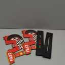 Race Car Fast Two Letter Sign Table Centerpieces for Boys 2nd Birthday Decorations,Boys Two Year Old Birthday Supplies Favors Party Photo Booth Props(2 Set)