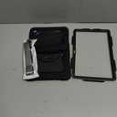 HXCASEAC Case for Samsung Galaxy Tab A11+ Plus 11 Inch, Protective with Screen Protector/Hand Strap/Pen Holder, Sturdy Shockproof for Samsung A11 Plus Tablet Case 5G SM-X230 SM-X236 SM-X238U - Black