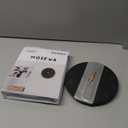 Mosewa Wall Clock 8 Inch Black Battery Operated Silent Non Ticking Simple Minimalist Rose Gold Numbers Decorative for Bedroom Living Room Kitchen Home Bathroom Office