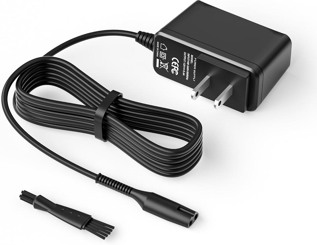 12V Shaver Charger for Braun Series 7 9 3 5 1 XT5 Electric Razor 3040s 340s 9385cc 370 720 760cc 790cc 720s-4 7865cc 9090cc 9330s 5018s 7020s 9095cc 3350cc-4 390cc for Braun Wall Charger