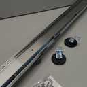 Neodrain 48-Inch Linear Shower Drain with Tile Insert Grate,Brushed 304 Stainless Steel Rectangle Shower Floor Drain, Linear Drain with Leveling Feet, Hair Strainer